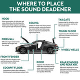 10mm Sound Deadener Insulation Heat Proof — view 5
