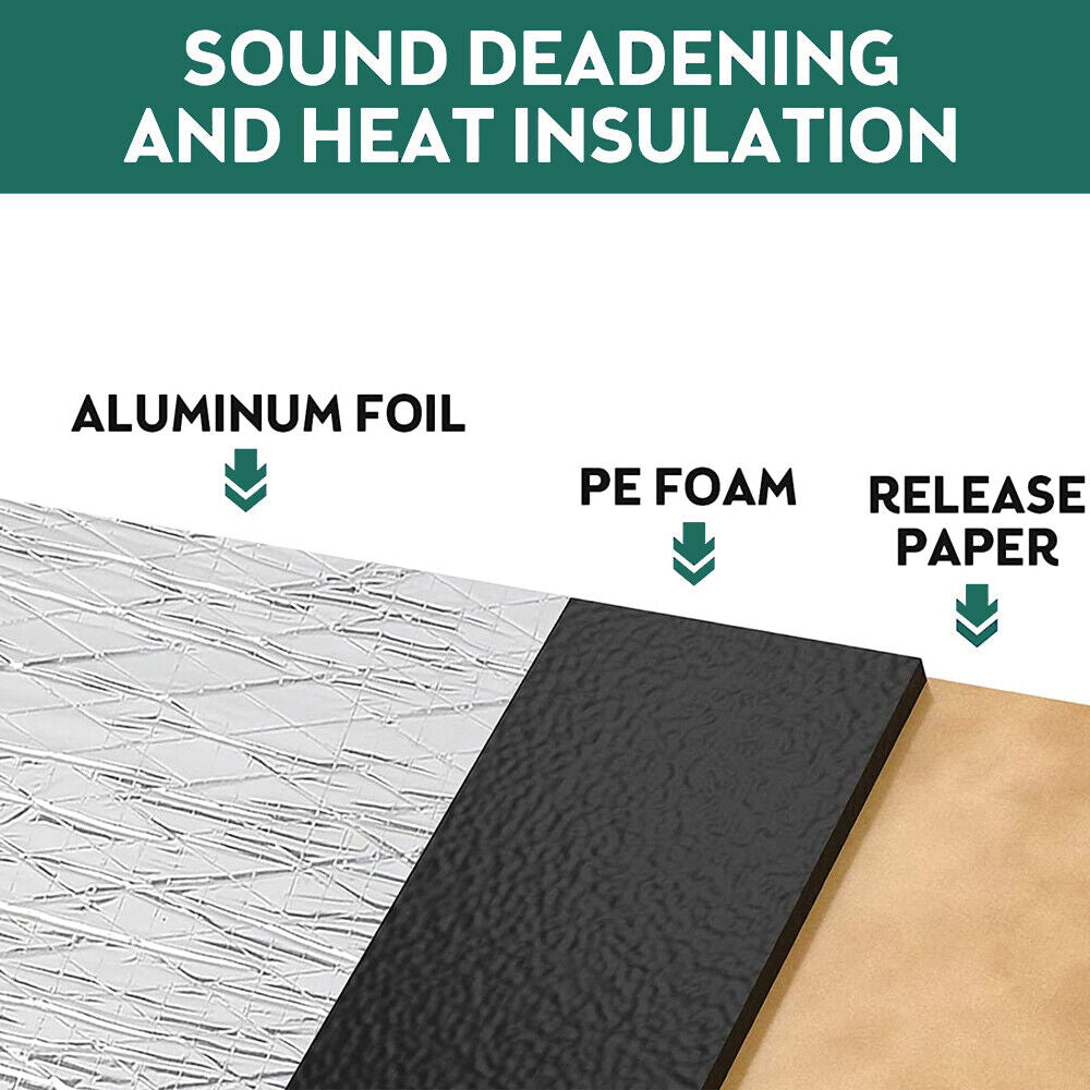 10mm Sound Deadener Insulation Heat Proof — view 12