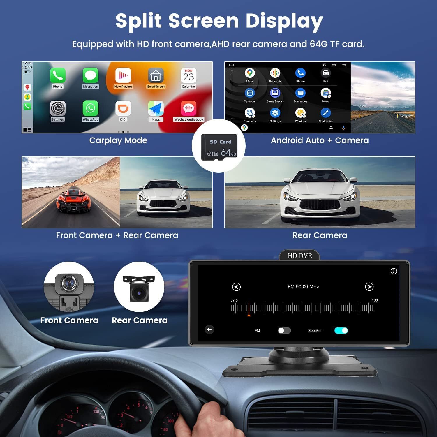 10.26 inch 4K Dash Cam Car — view 4