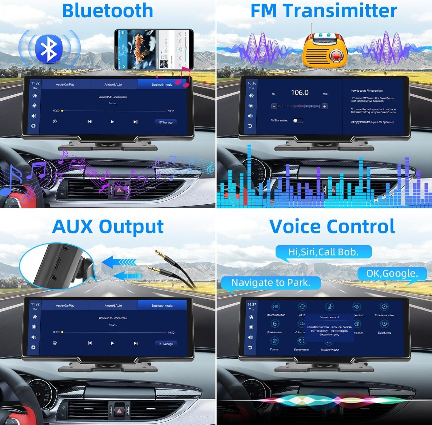 10.26 inch 4K Dash Cam Car — view 5