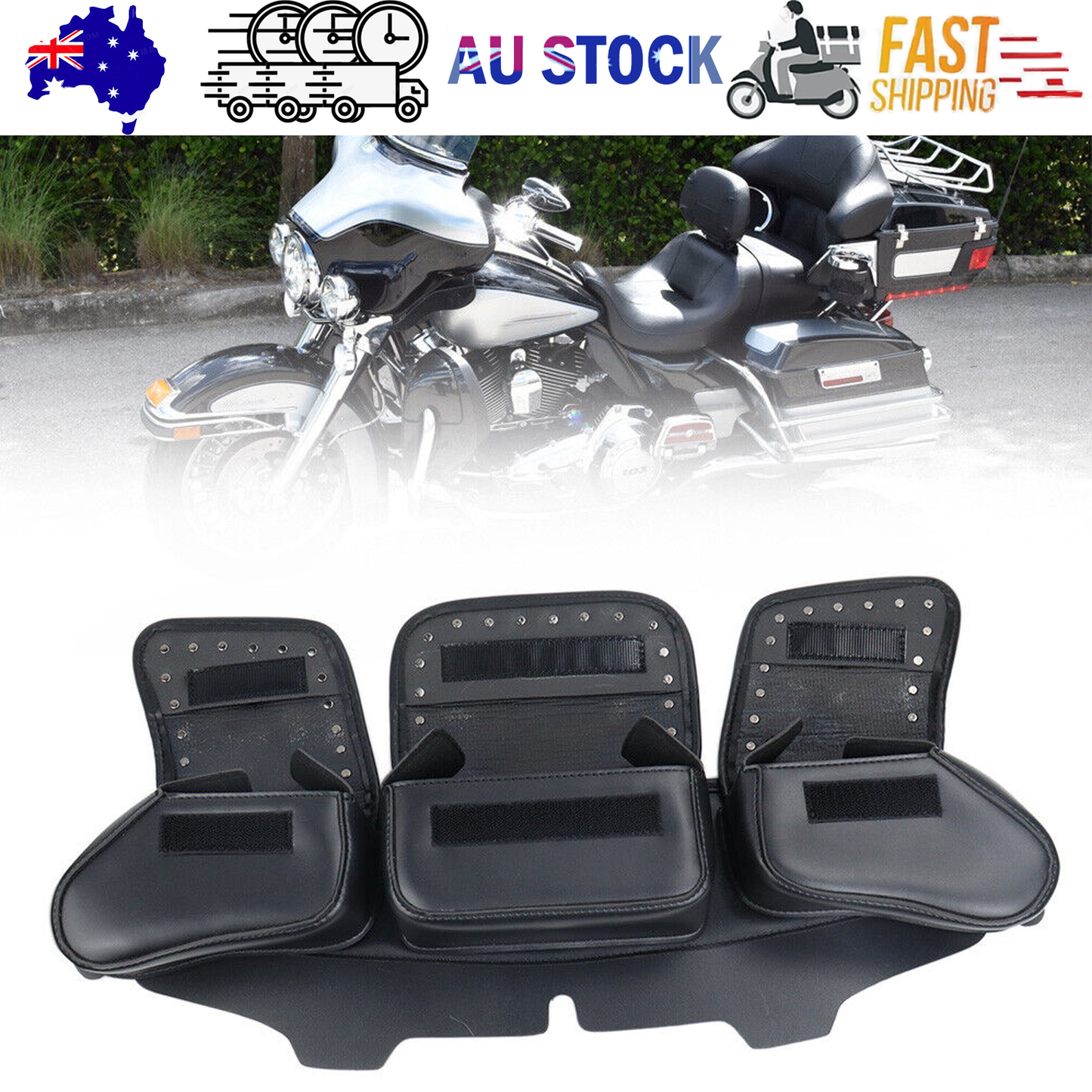 3 Pocket Windshield Bag Waterproof — view 2