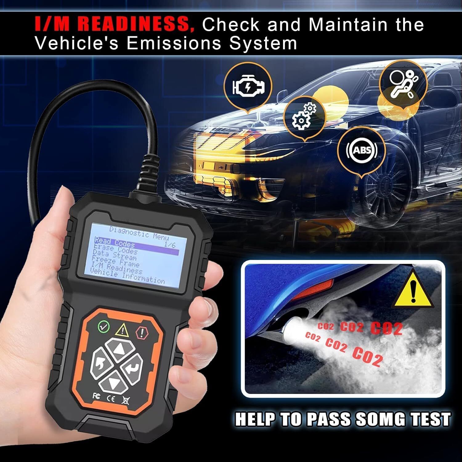 LAUNCH CY3001 Car OBD2 EOBD Scanner — view 12
