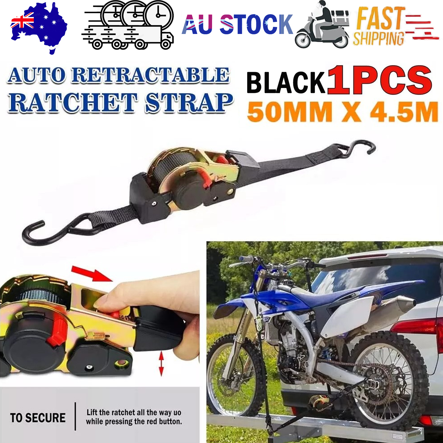 Quick Release Automatic Heavy Duty Retractable — view 2