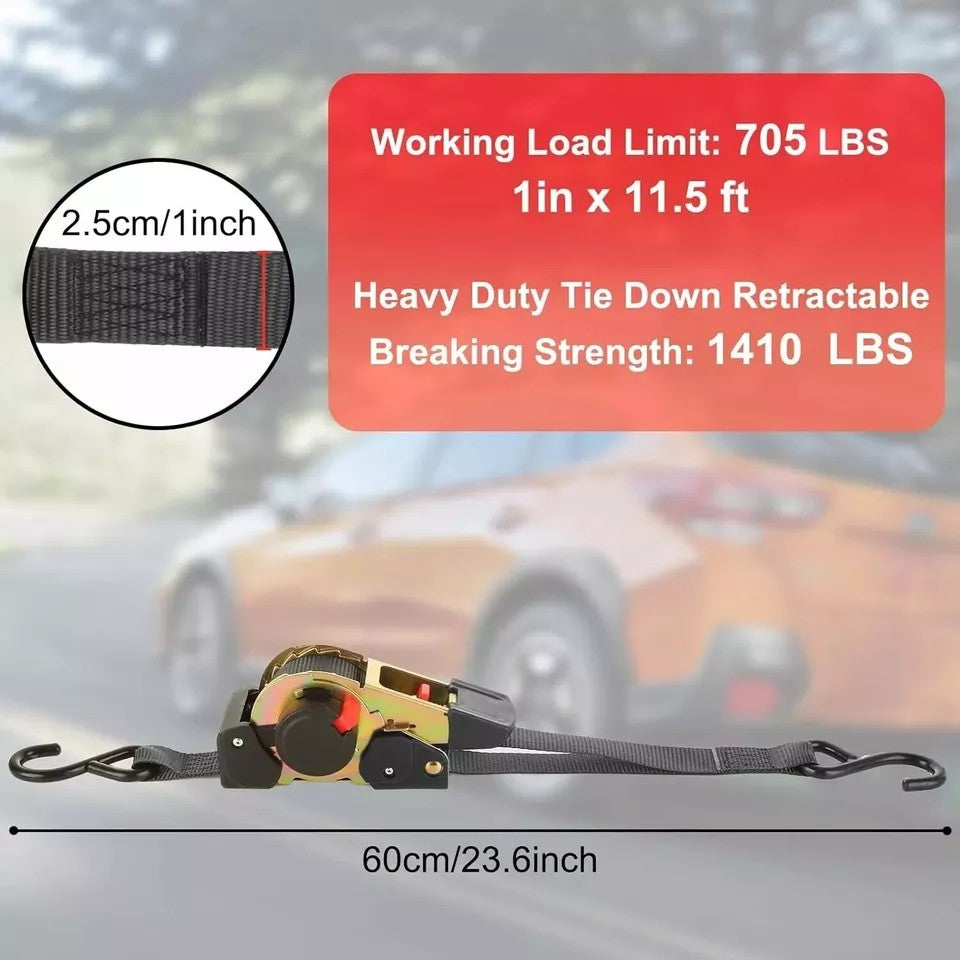 Quick Release Automatic Heavy Duty Retractable — view 3