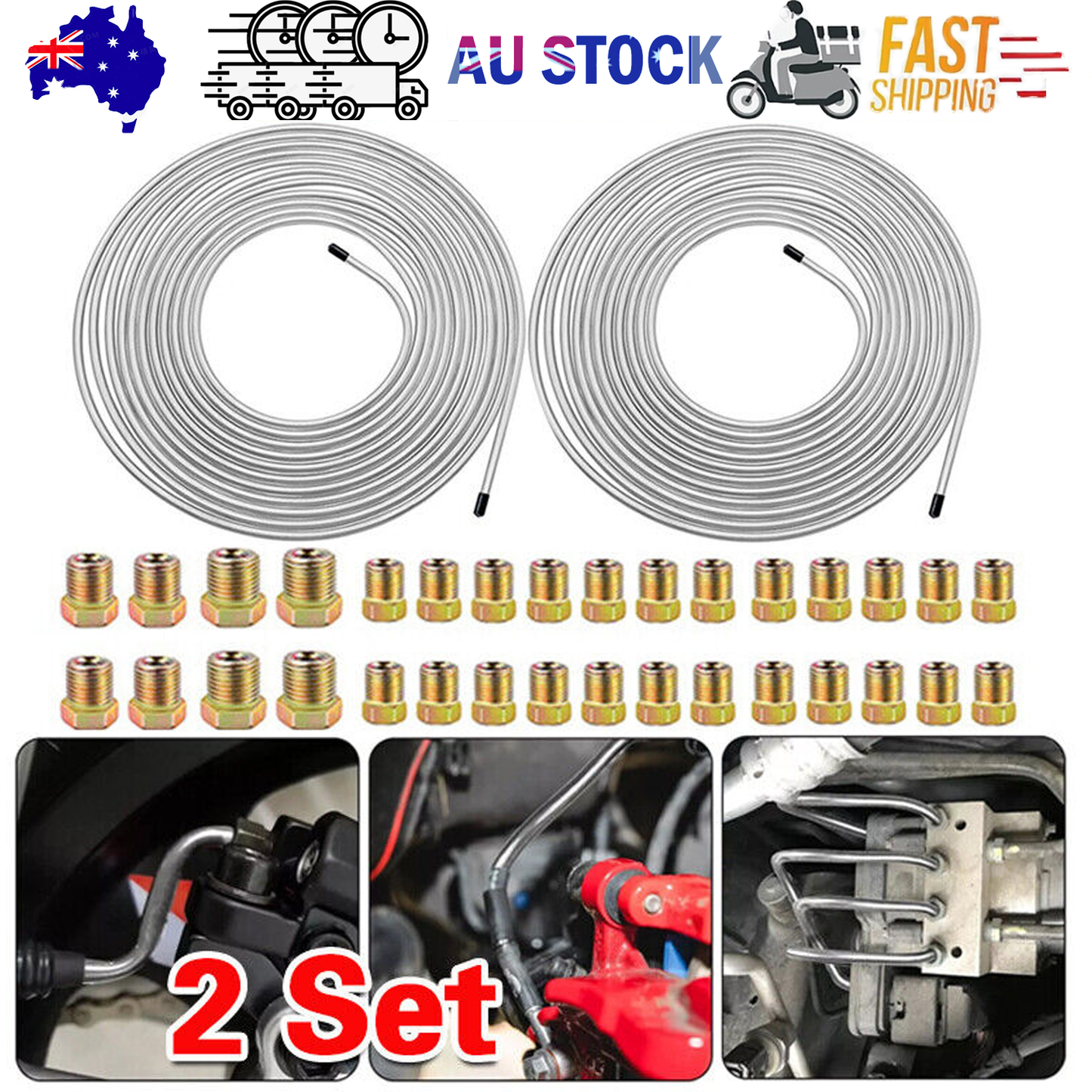 2 Packs 3/16 inch Brake Line — view 2