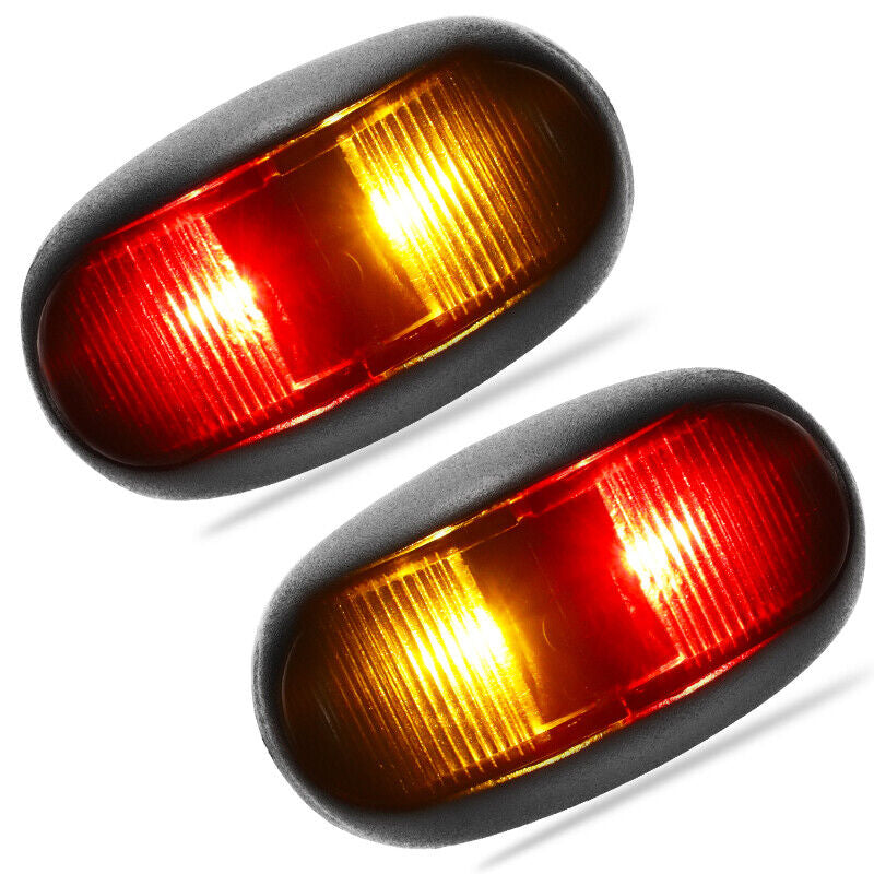 10X LED Clearance Lights Amber Red — view 3