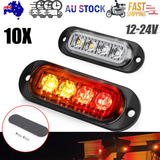 10X LED Clearance Lights Amber Red — view 12
