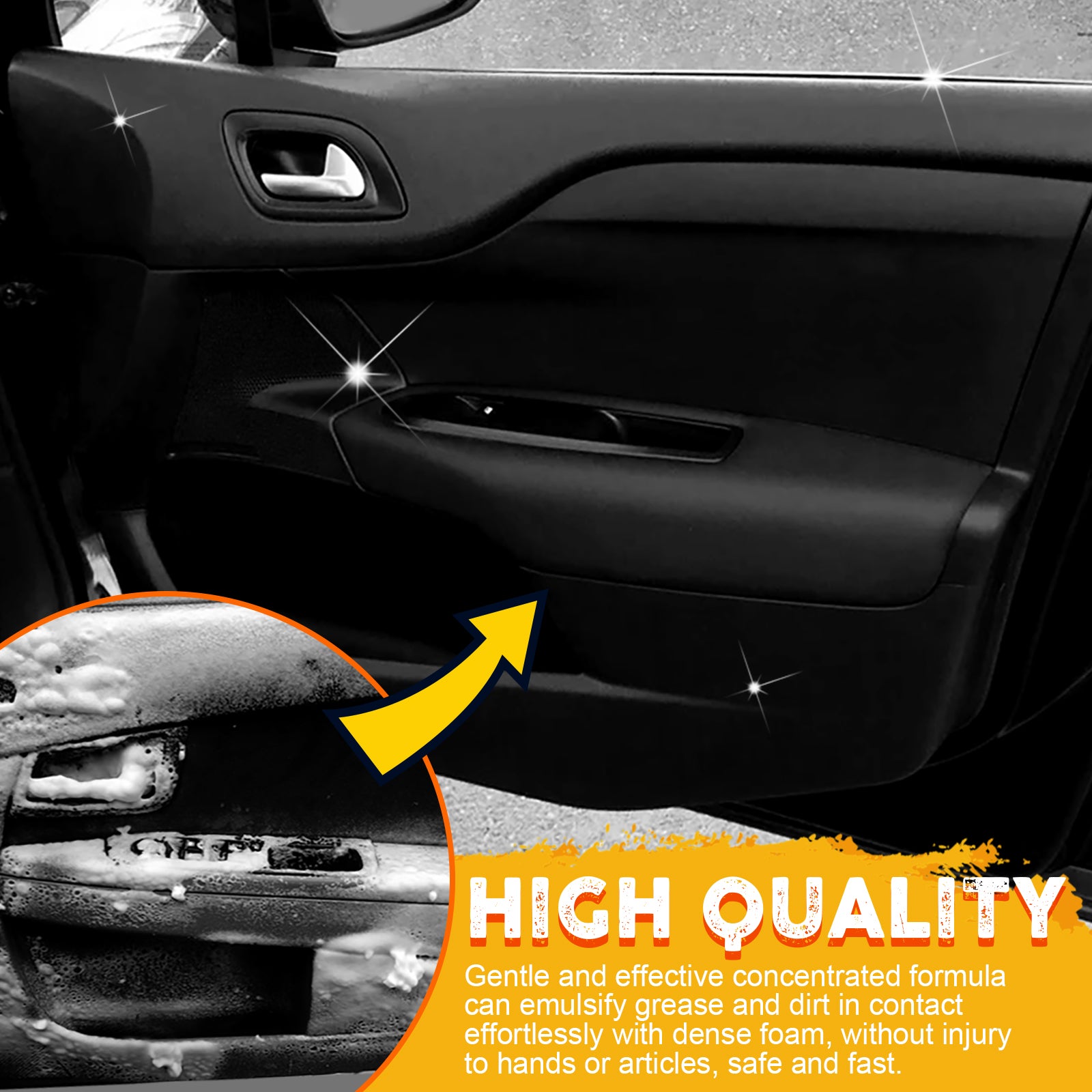 Foam Cleaner Leather Seat Supplies Decontamination — view 7