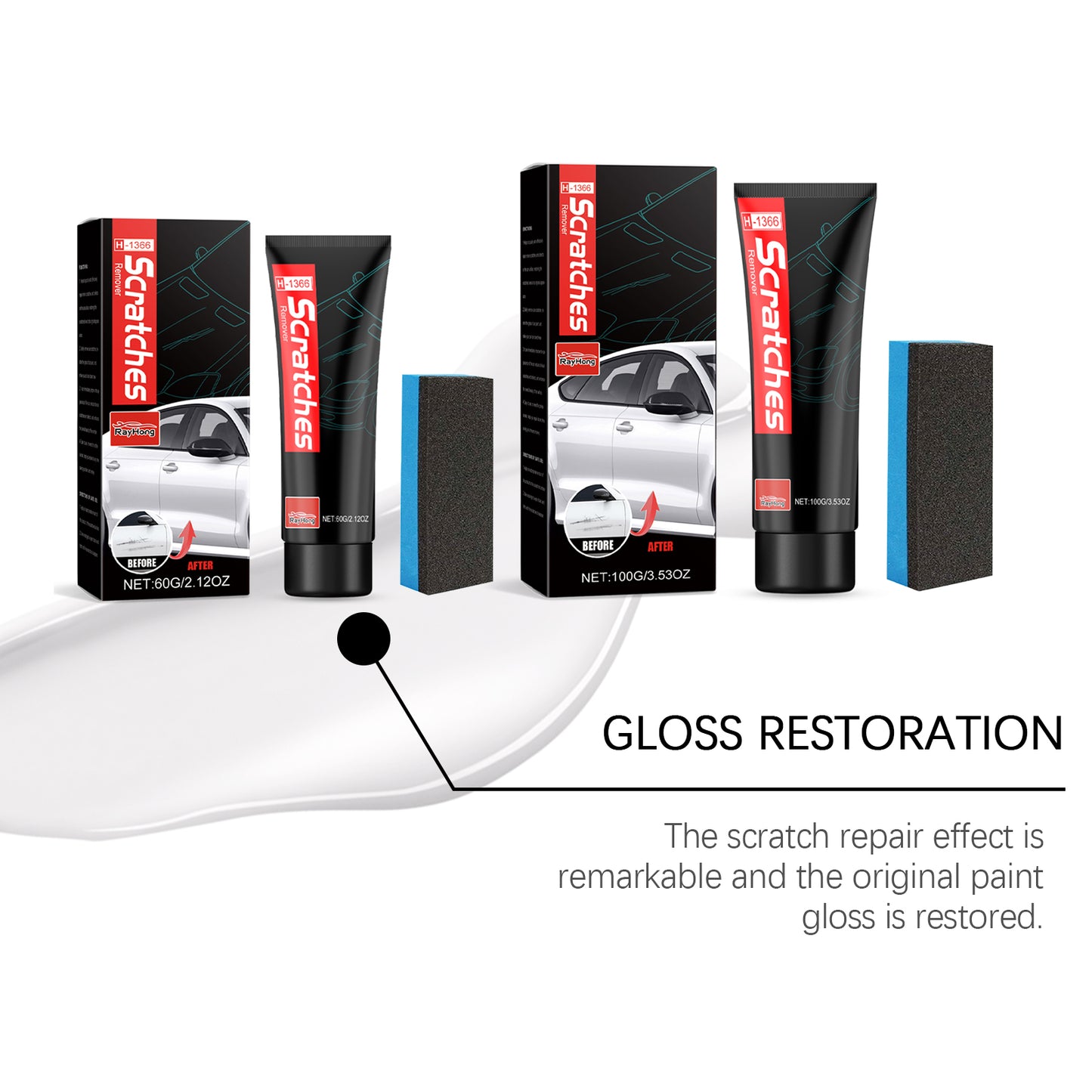Scratches Remover Paint Cleaning Decontamination Wax — view 8