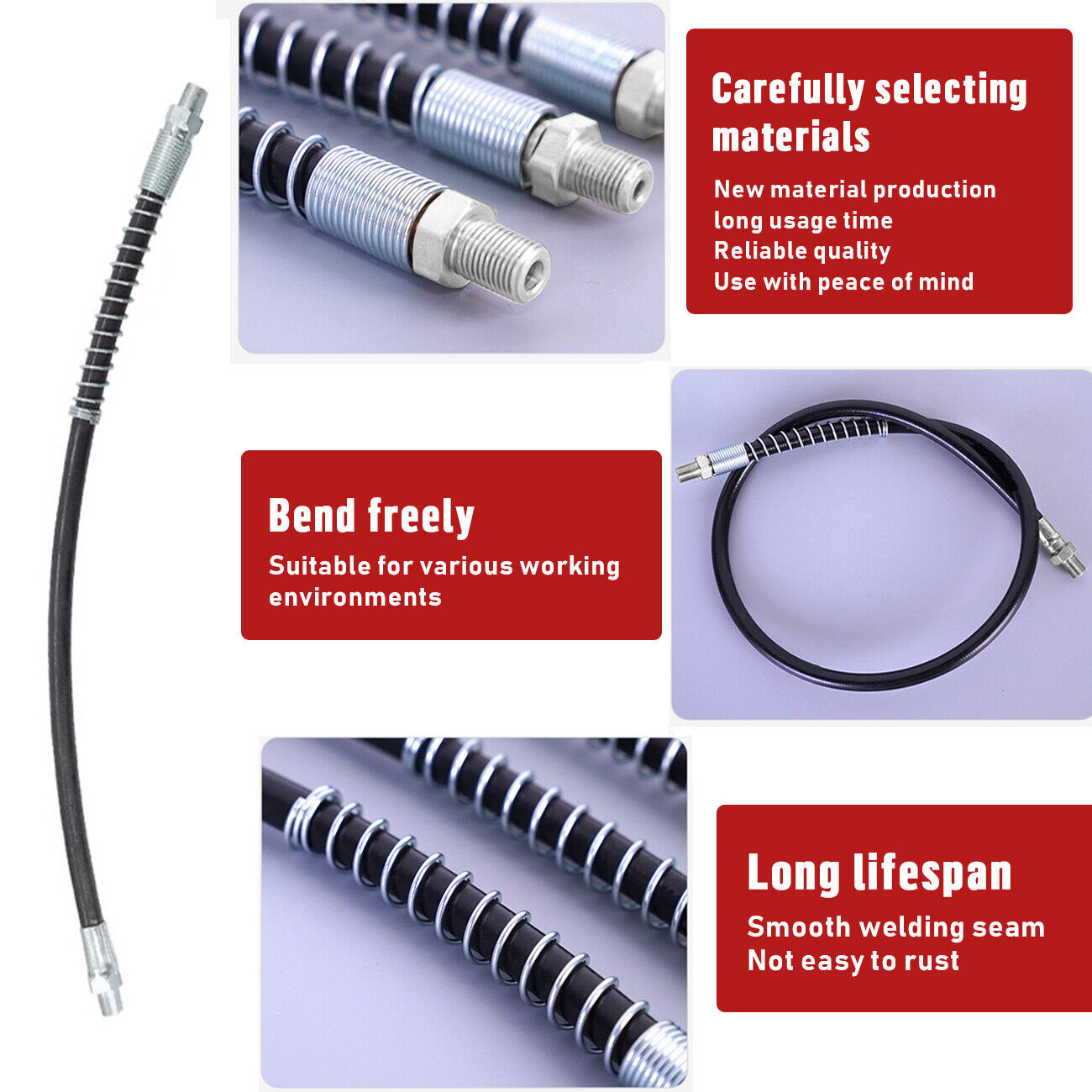 Grease Gun Coupler High Pressure Quick — view 7