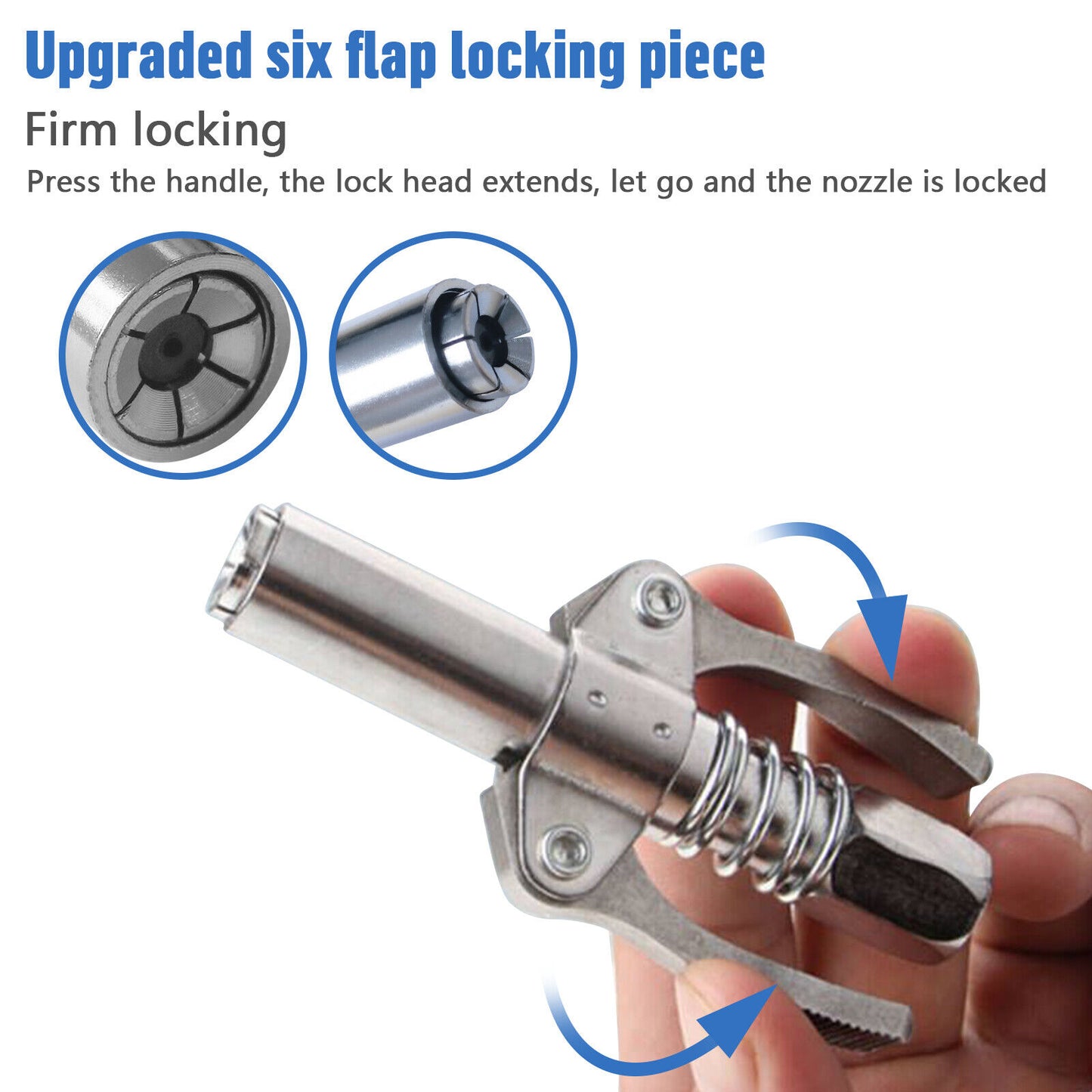 Grease Gun Coupler High Pressure Quick — view 12