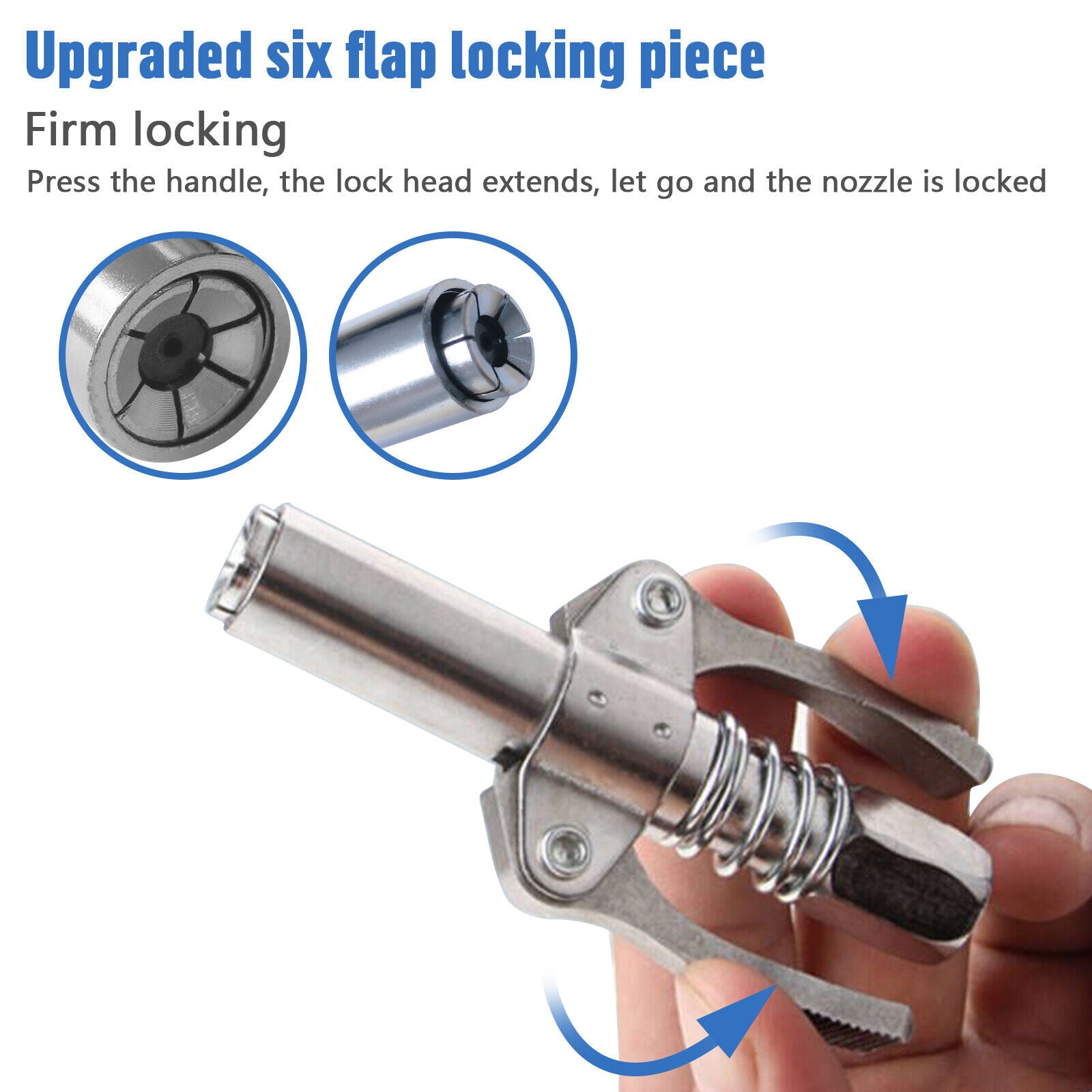 Grease Gun Coupler High Pressure Quick — view 12
