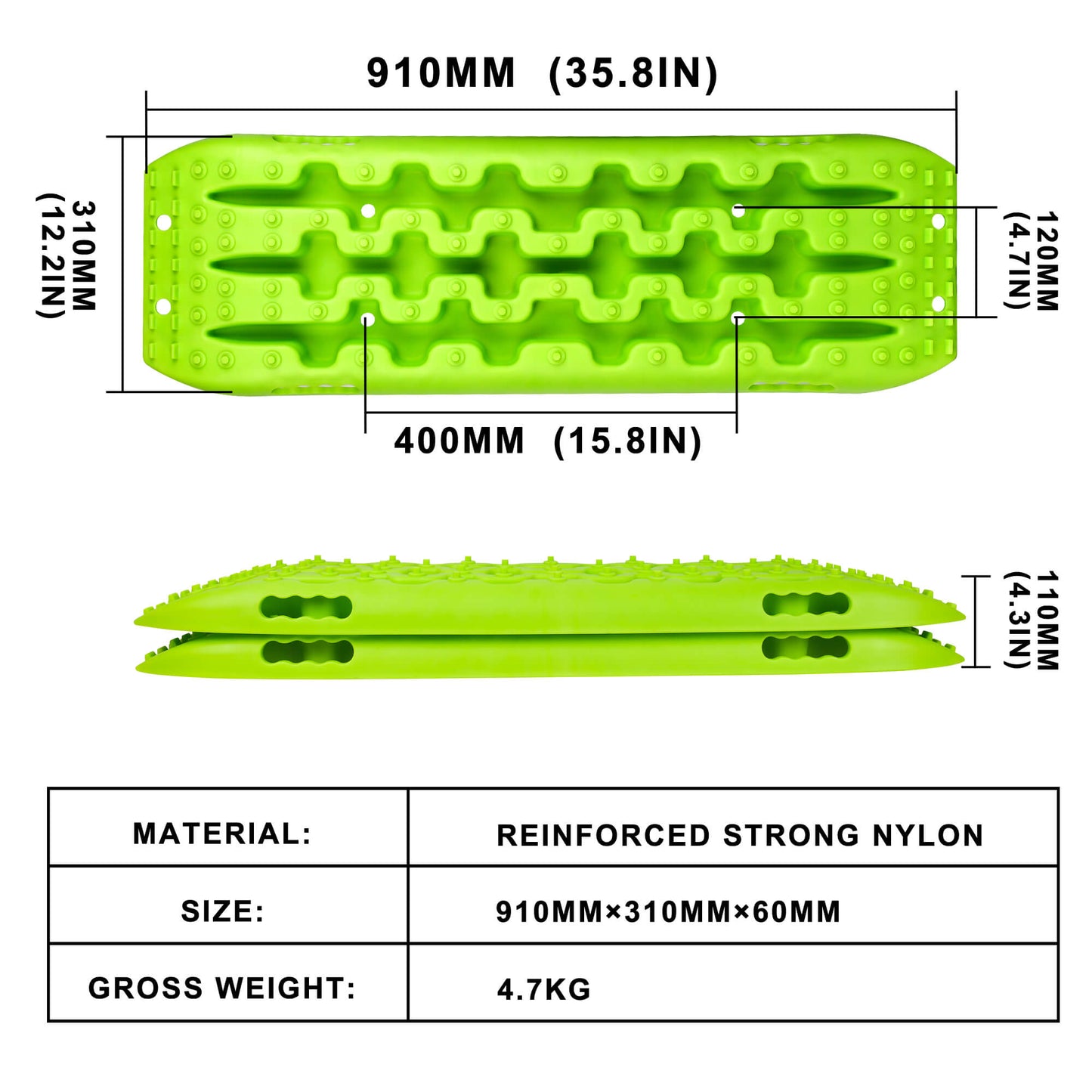 X-BULL Recovery Tracks Boards 10T 2PCS — view 3