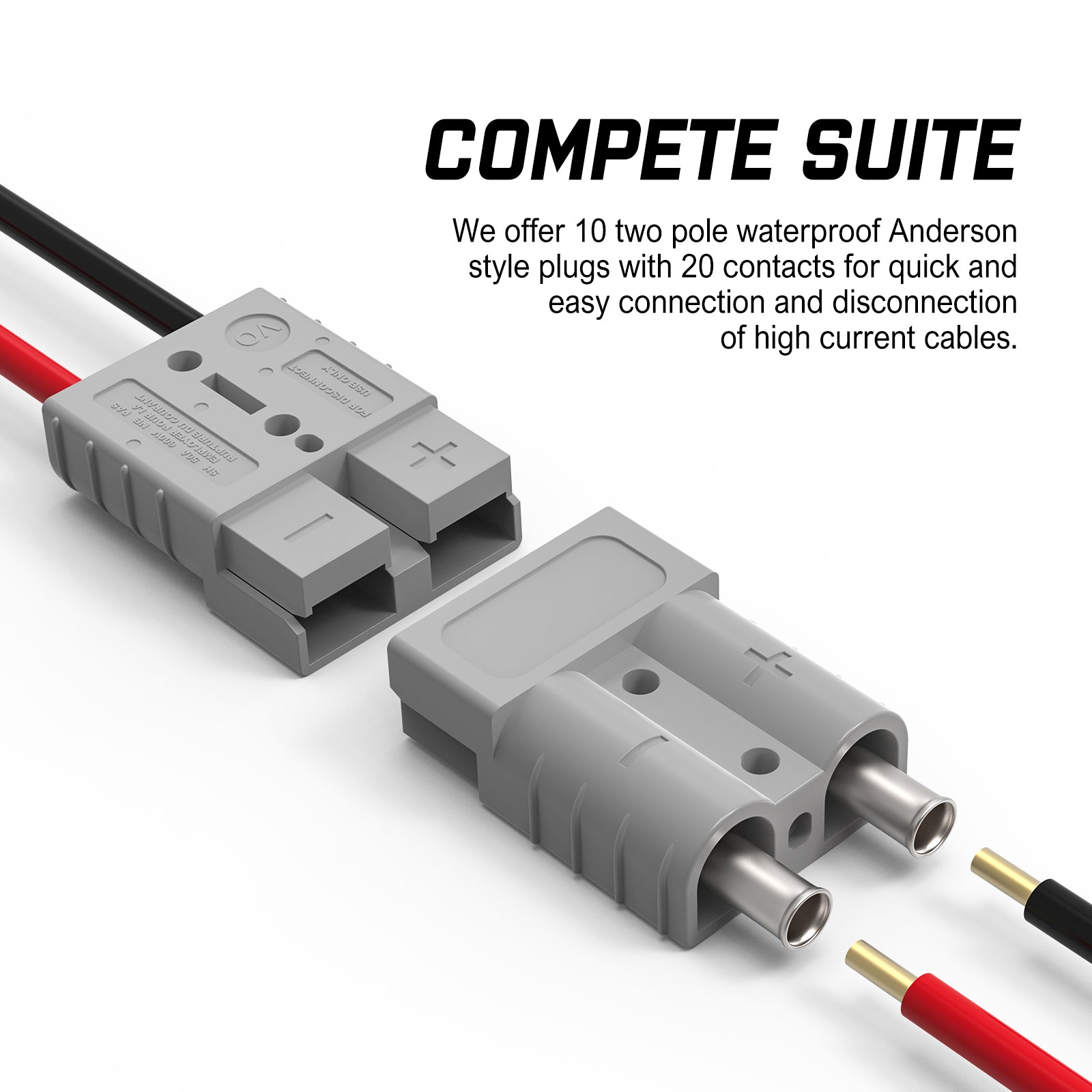 10x Anderson Style Plug Connectors 50AMP — view 9