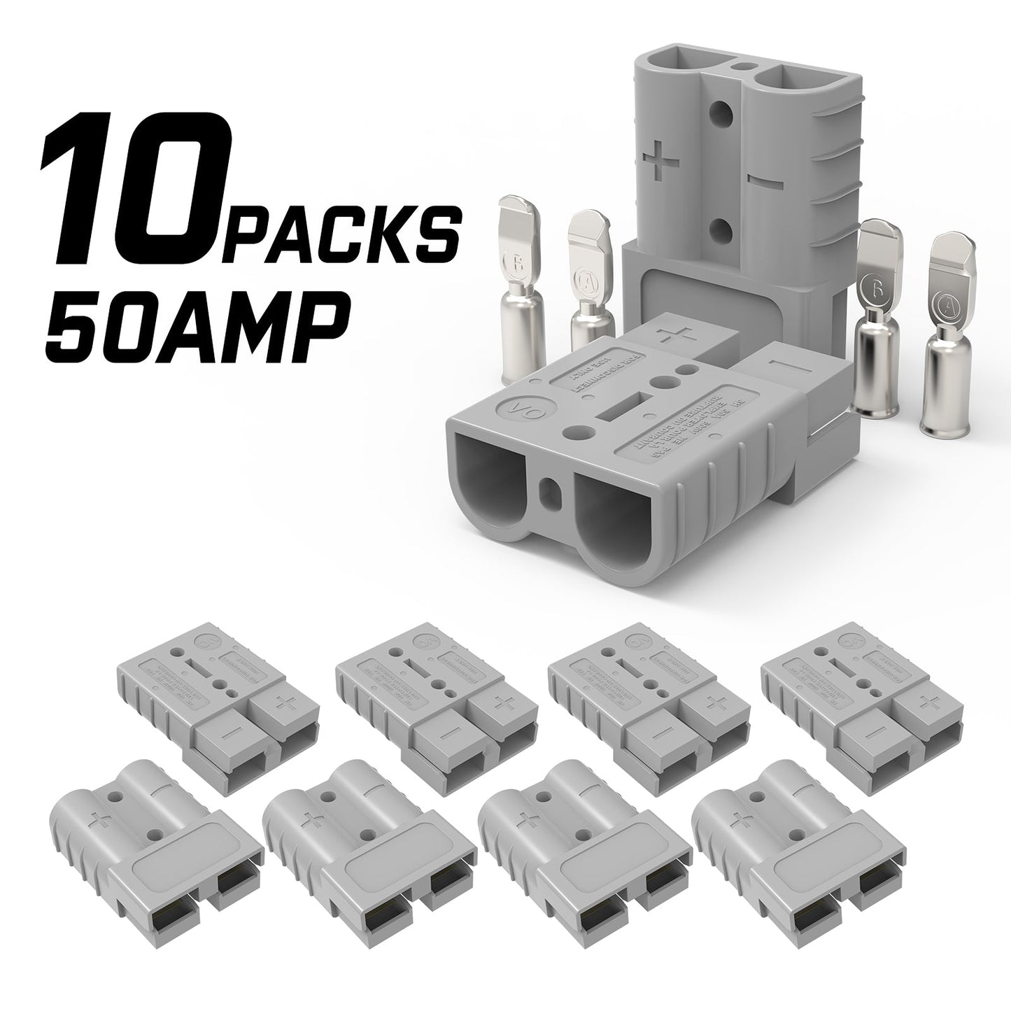 10x Anderson Style Plug Connectors 50AMP — view 11