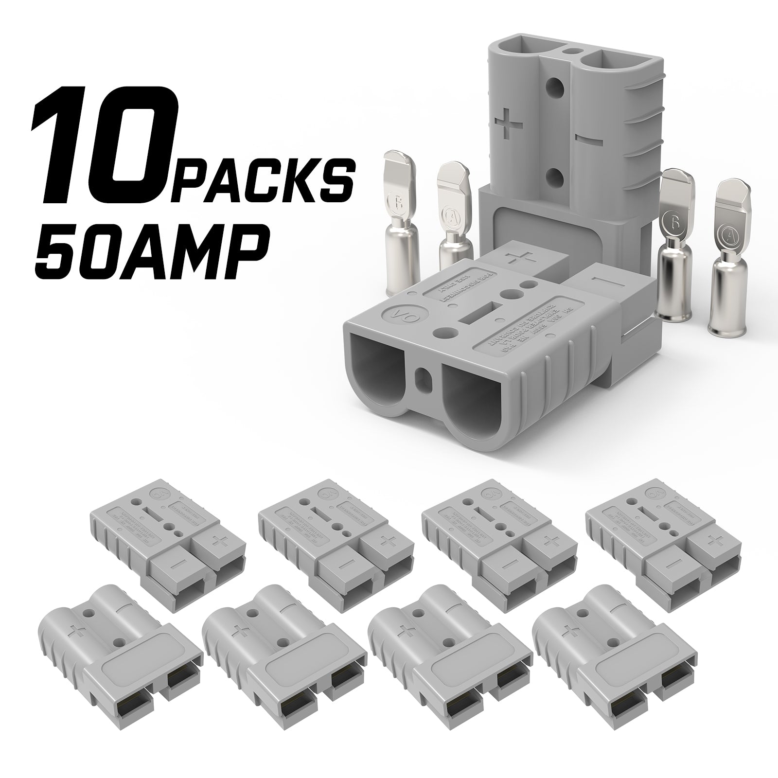 10x Anderson Style Plug Connectors 50AMP — view 11