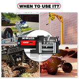 X-BULL Electric Winch 3000lbs Steel Wire — view 4