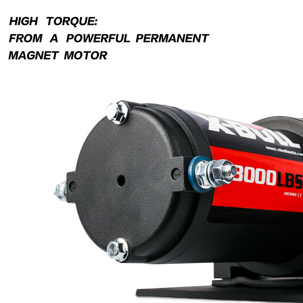 X-BULL 12V 3000LBS Electric Winch — view 5