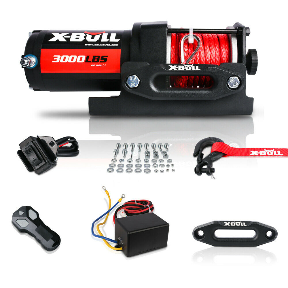 X-BULL 12V 3000LBS Electric Winch — view 10
