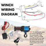 X-BULL 12V Electric Winch 3000LB ATV — view 4