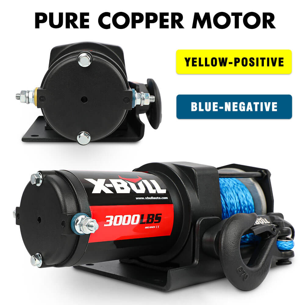 X-BULL 12V Electric Winch 3000LB ATV — view 5