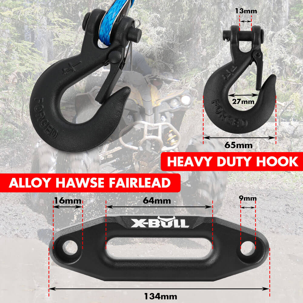 X-BULL 12V Electric Winch 3000LB ATV — view 9