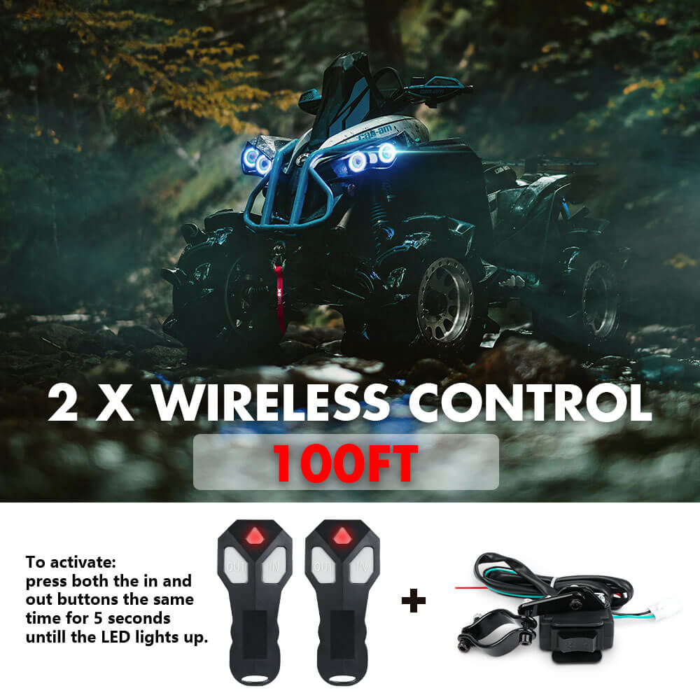 X-BULL 12V Electric Winch 3000LB ATV — view 10