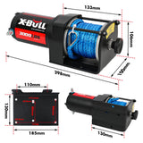 X-BULL Electric Winch 12V 3000LBS Synthetic — view 7