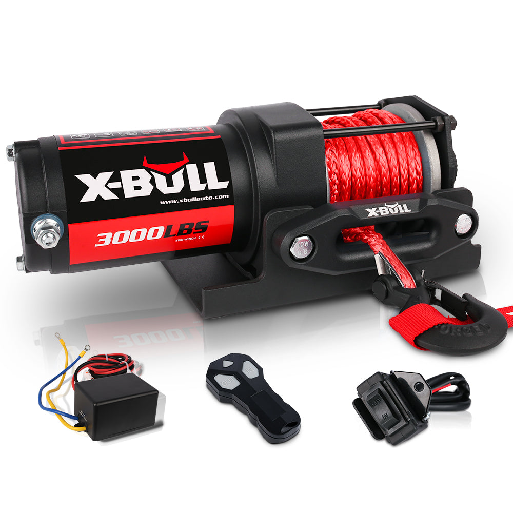 X-BULL Electric Winch 12V 3000LBS Synthetic — view 3