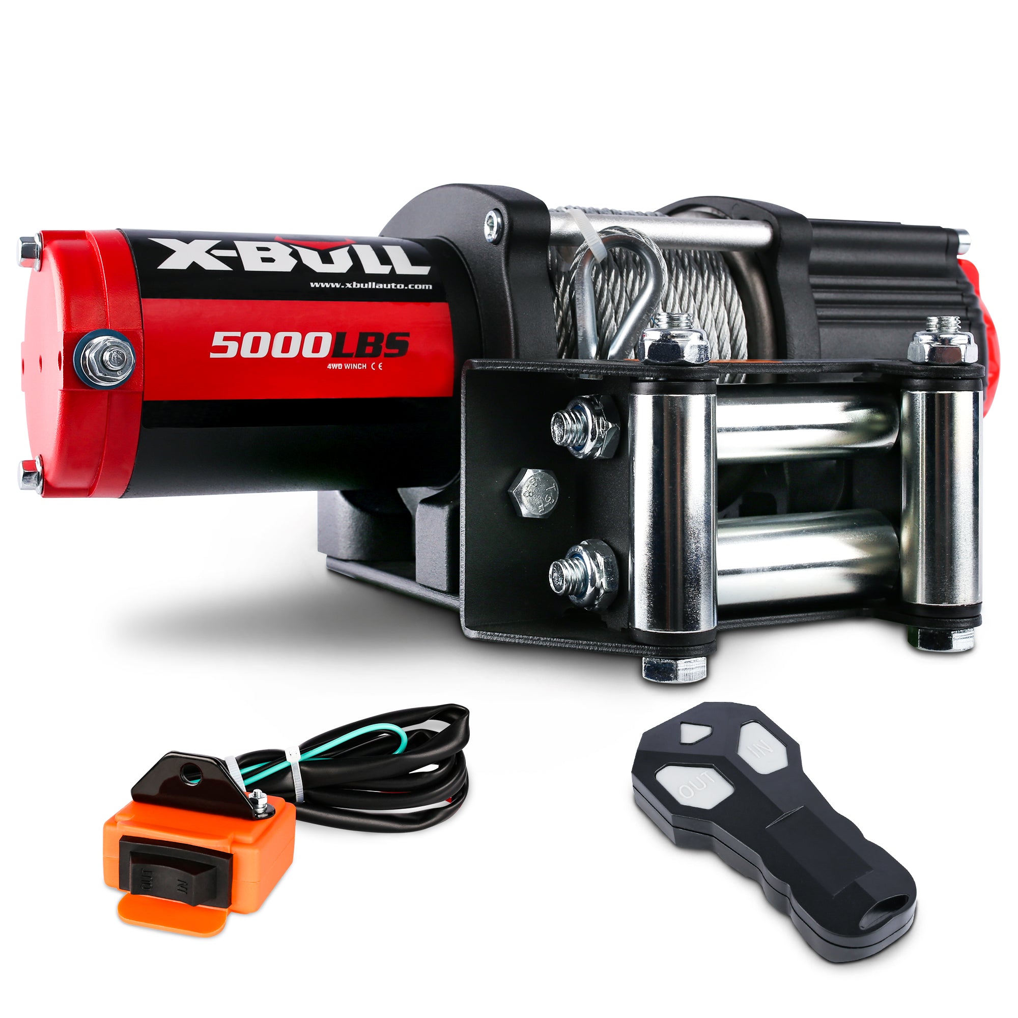 X-BULL Electric Winch 12V 5000LBS Steel — view 3