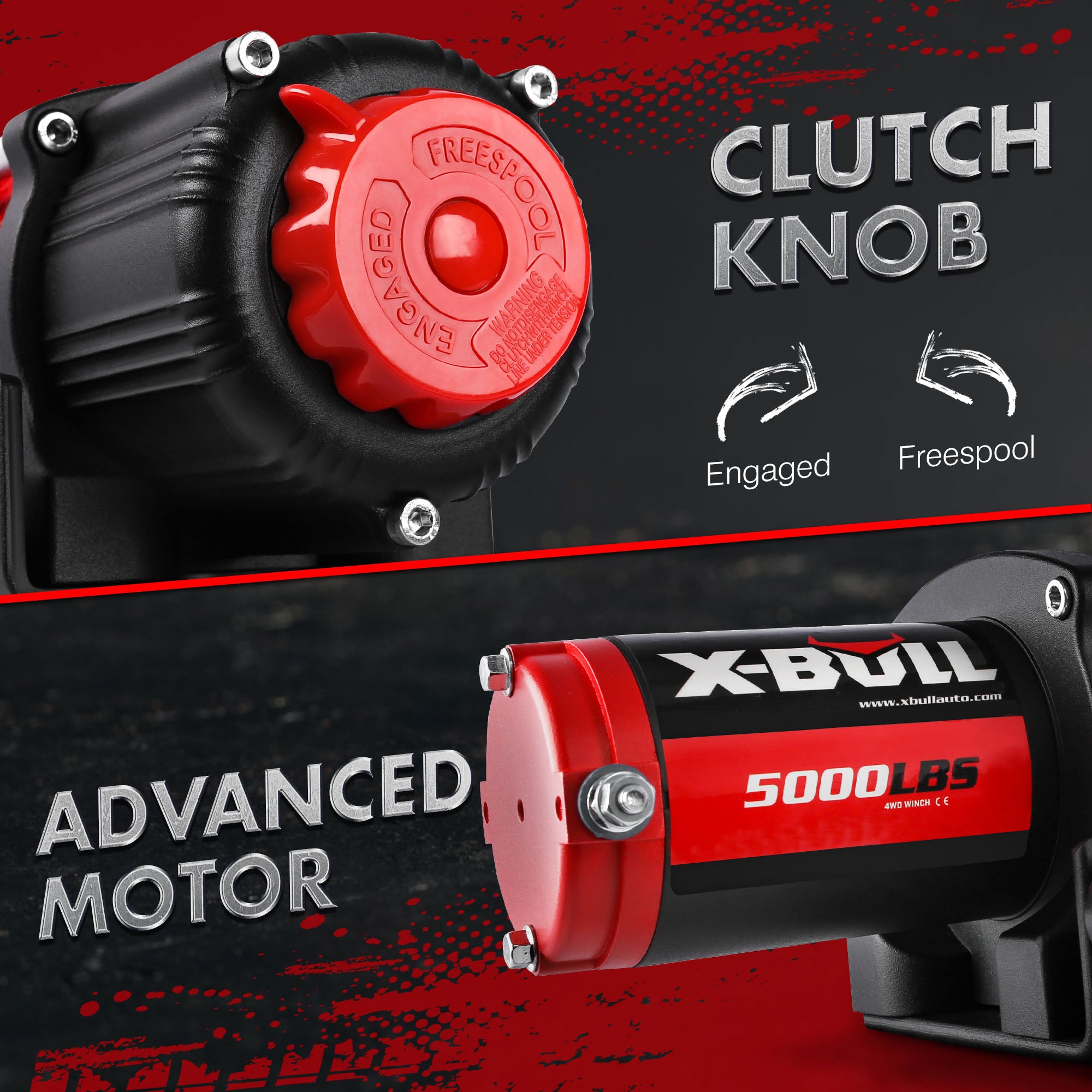 X-BULL 12V Electric Winch 5000LBS — view 5