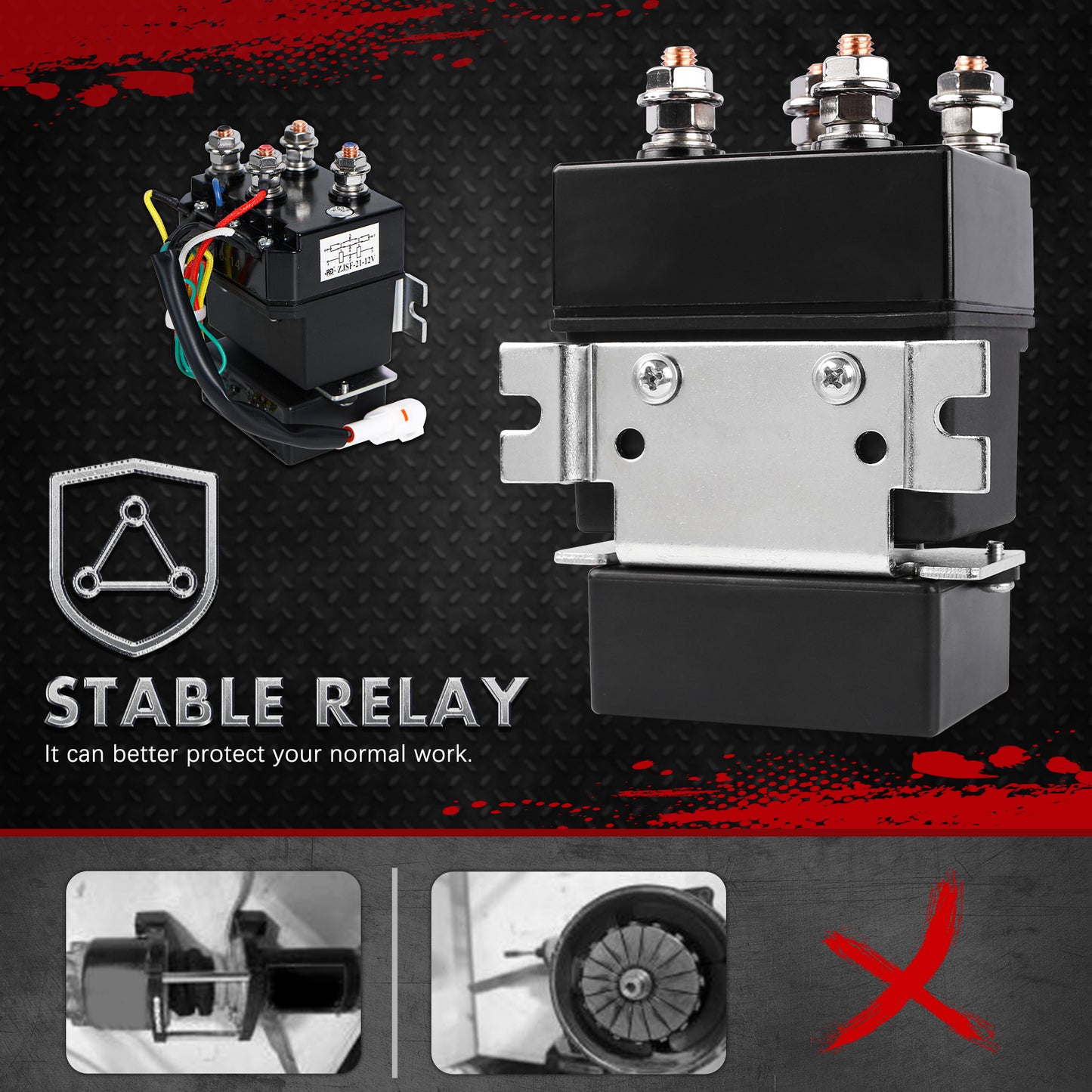 X-BULL 12V 5000LBS Electric Winch — view 9
