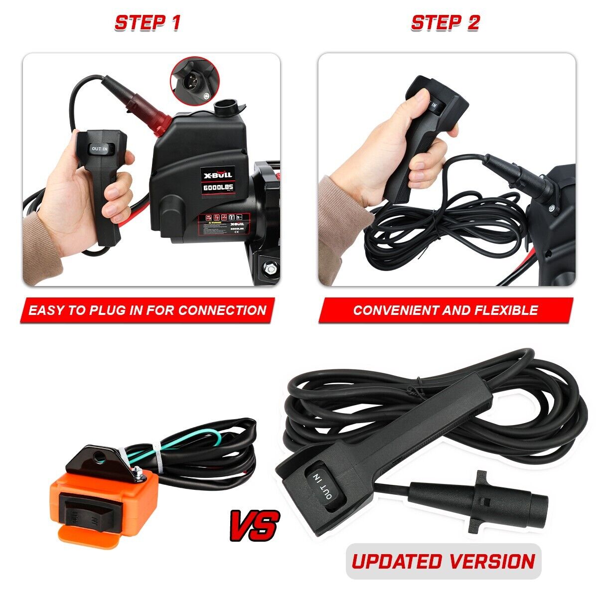 X-BULL electric winch 6000LBS 12V — view 7