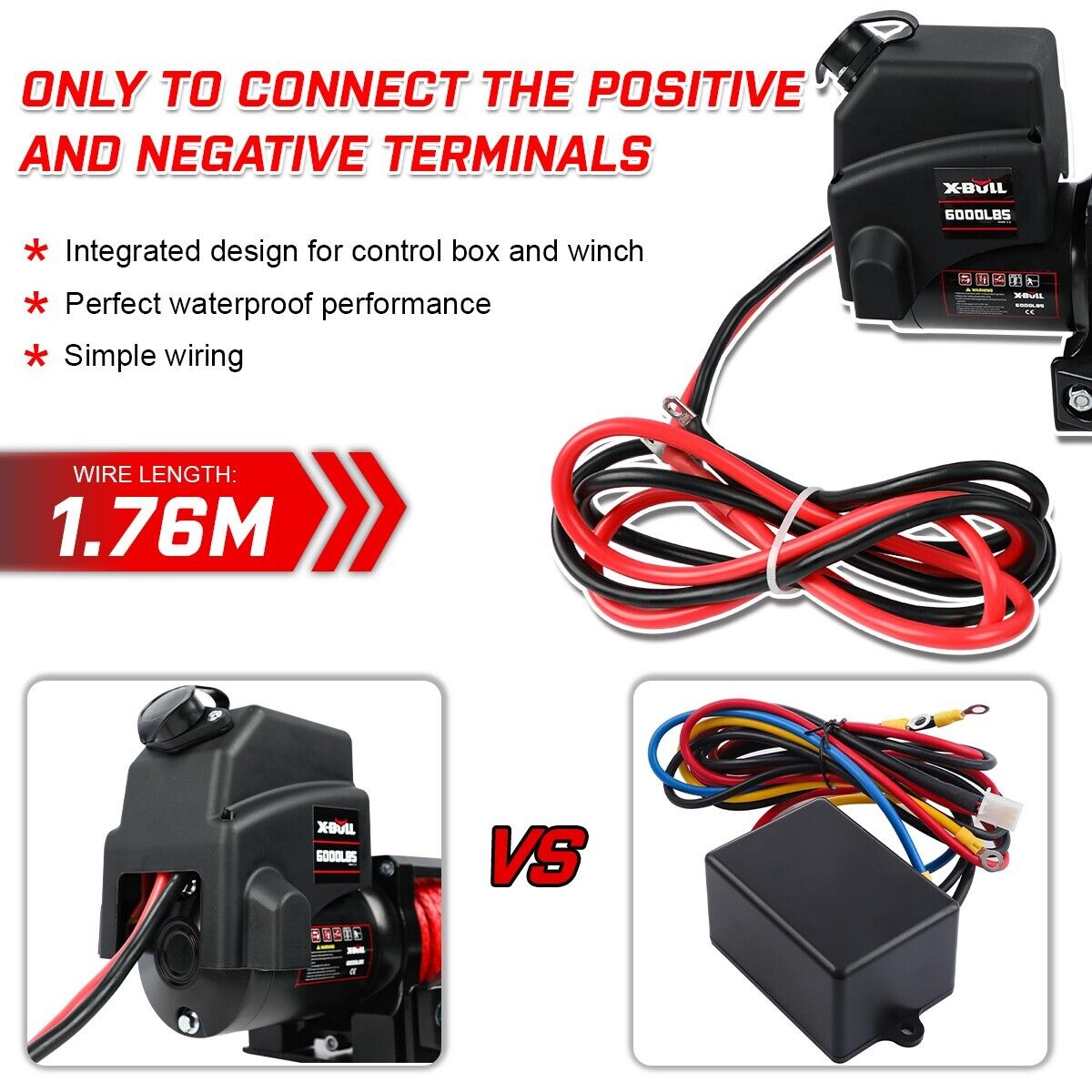 X-BULL electric winch 6000LBS 12V — view 5