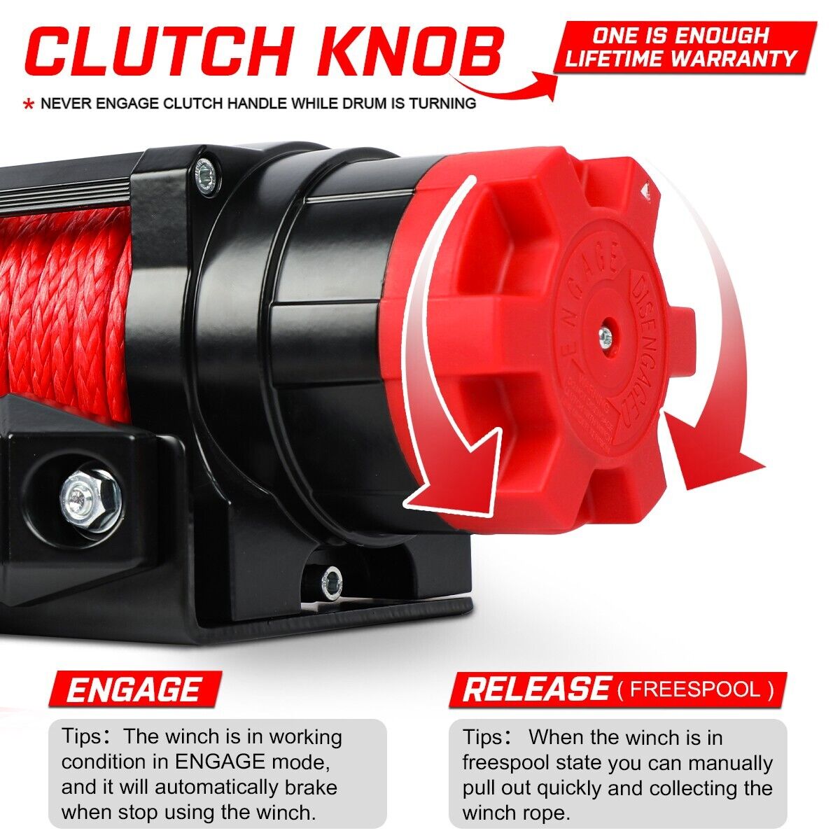 X-BULL electric winch 6000LBS 12V — view 6