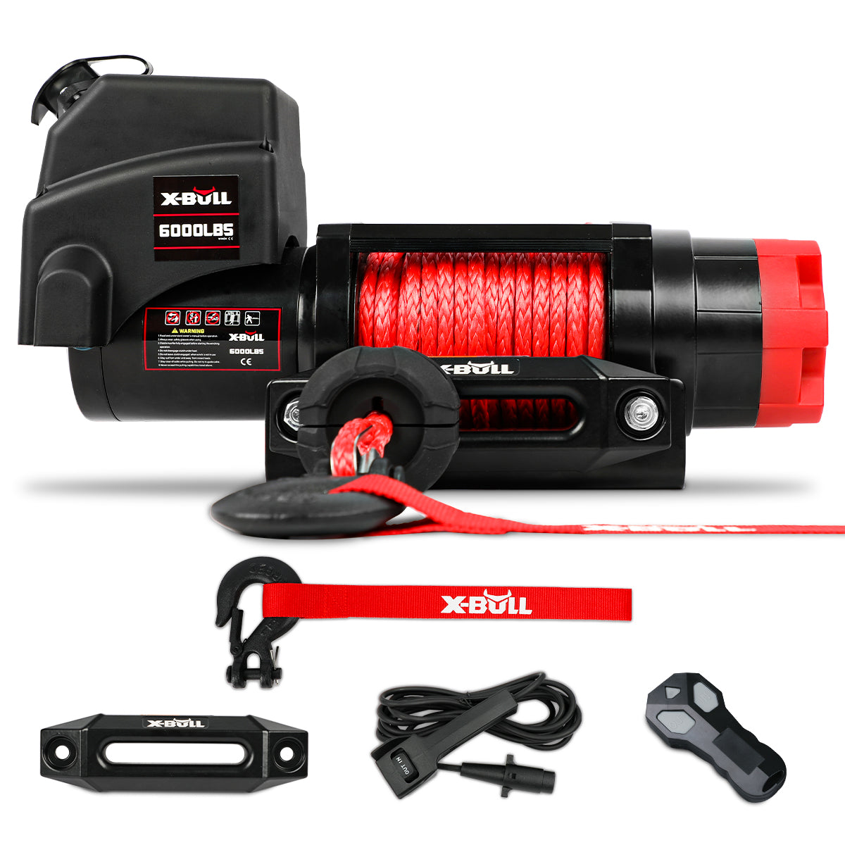 X-BULL electric winch 6000LBS 12V — view 2