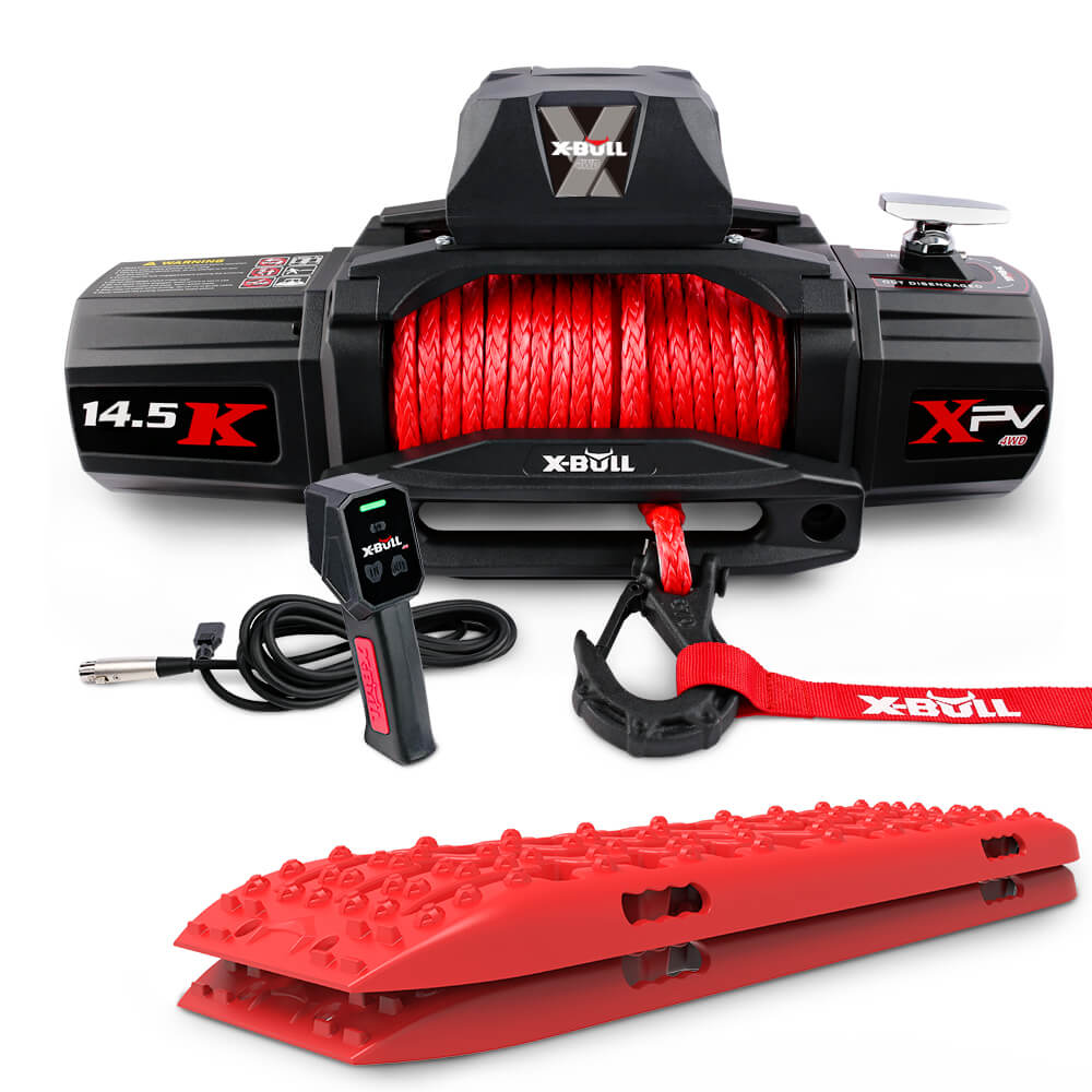 X-BULL 14500LBS Electric Winch 12V Synthetic — view 2