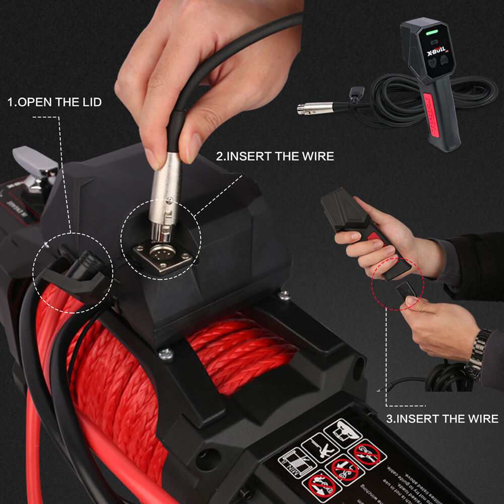 X-BULL Electric Winch 12V 14500LBS Synthetic — view 5