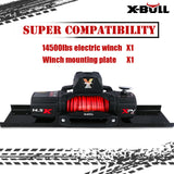 X-BULL 12V Electric Winch 14500LBS Synthetic — view 14