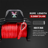 X-BULL 12V Electric Winch 14500LBS Synthetic — view 10