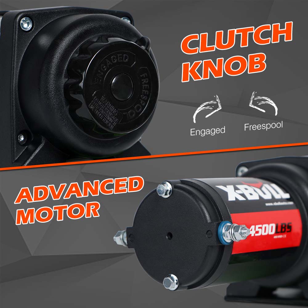 X-BULL 4500LB 12V Electric Winch — view 10