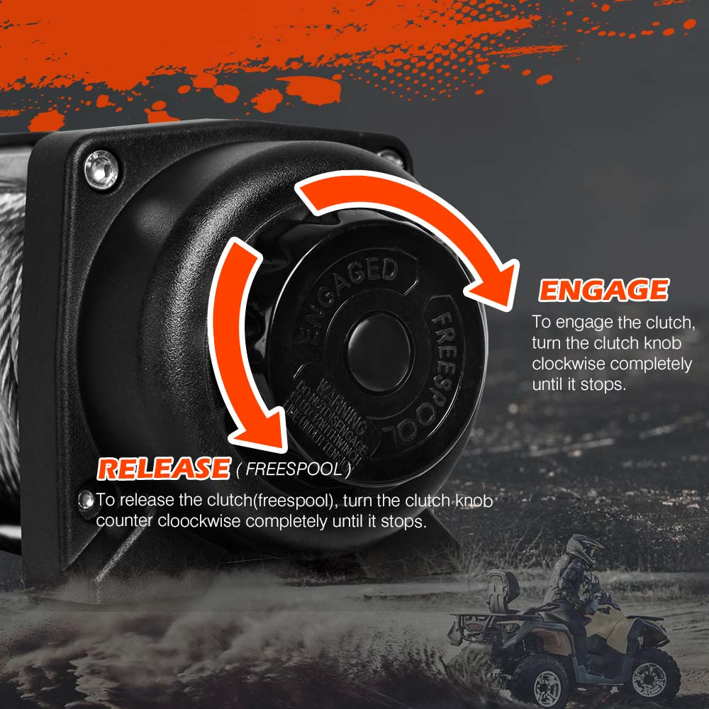 X-BULL 4500LB 12V Electric Winch — view 11