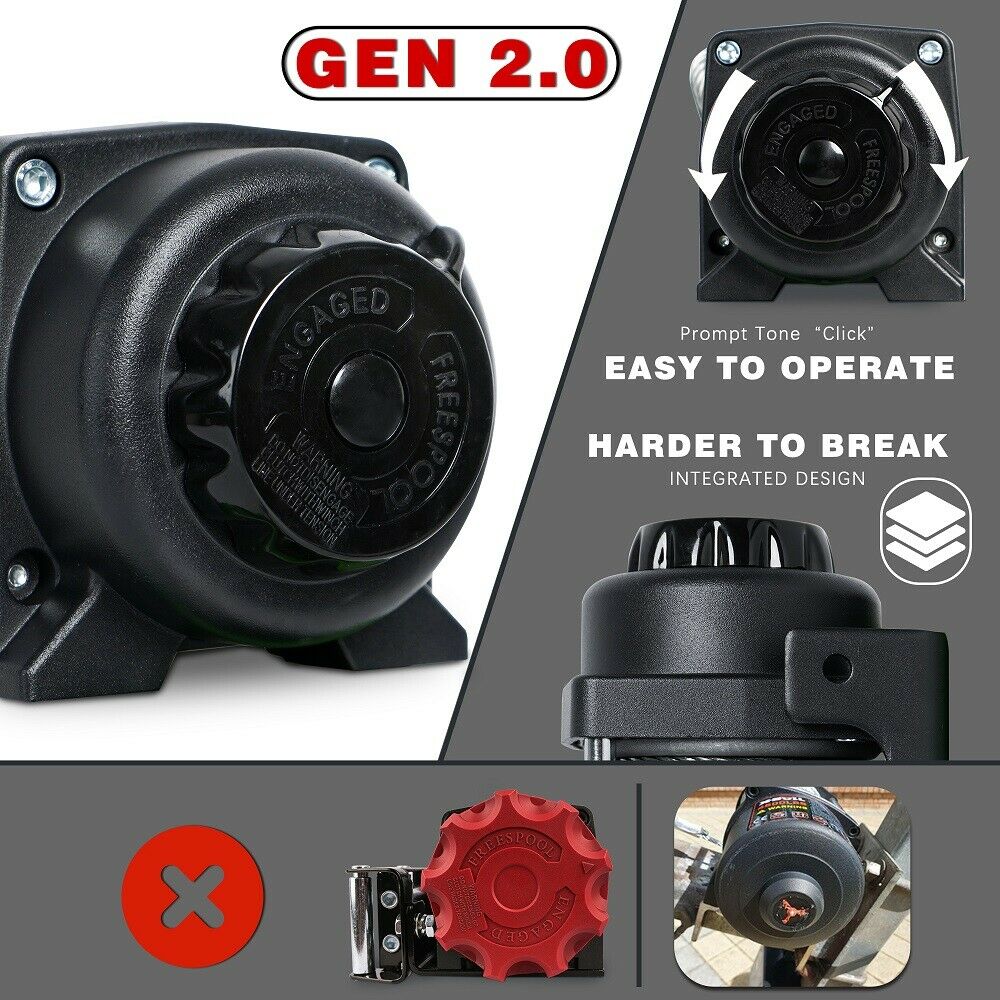 X-BULL 4500LBS Steel Cable Electric Winch — view 6