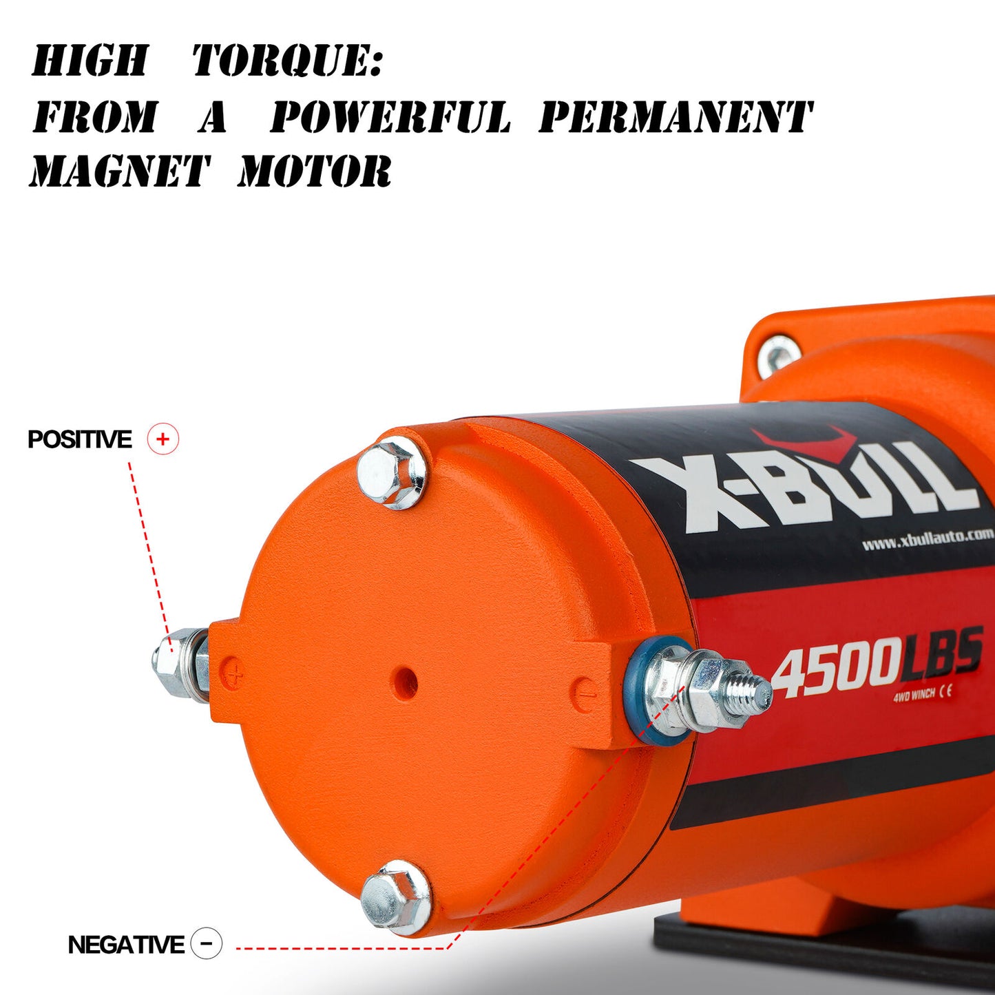 X-BULL 12V 4500LBS Electric Winch — view 7
