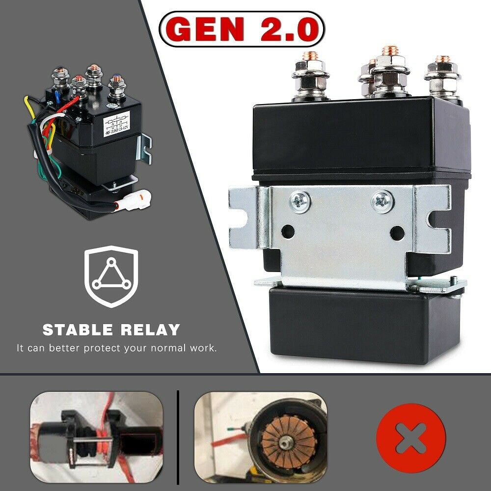 X-BULL 12V 4500LBS Electric Winch — view 5