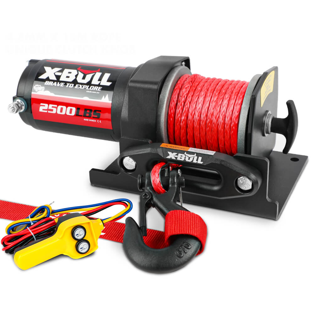 X-BULL 12V electric winch 2500LBS — view 2