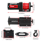 X-BULL 12V electric winch 2500LBS — view 3