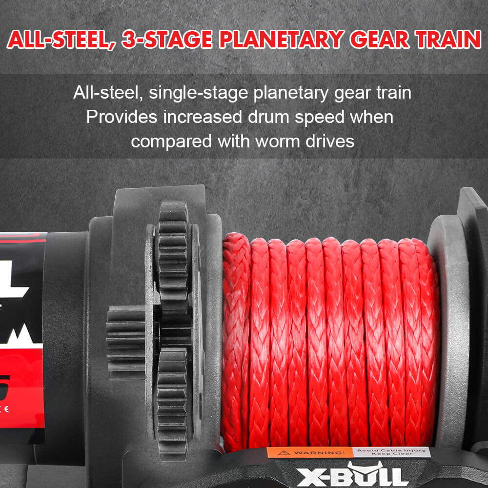 X-BULL 12V electric winch 2500LBS — view 8