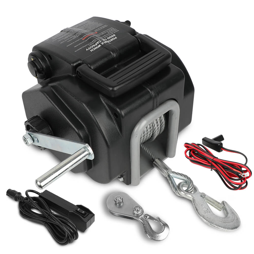 X-BULL Electric Boat Winch 12V 6500LBS — view 2