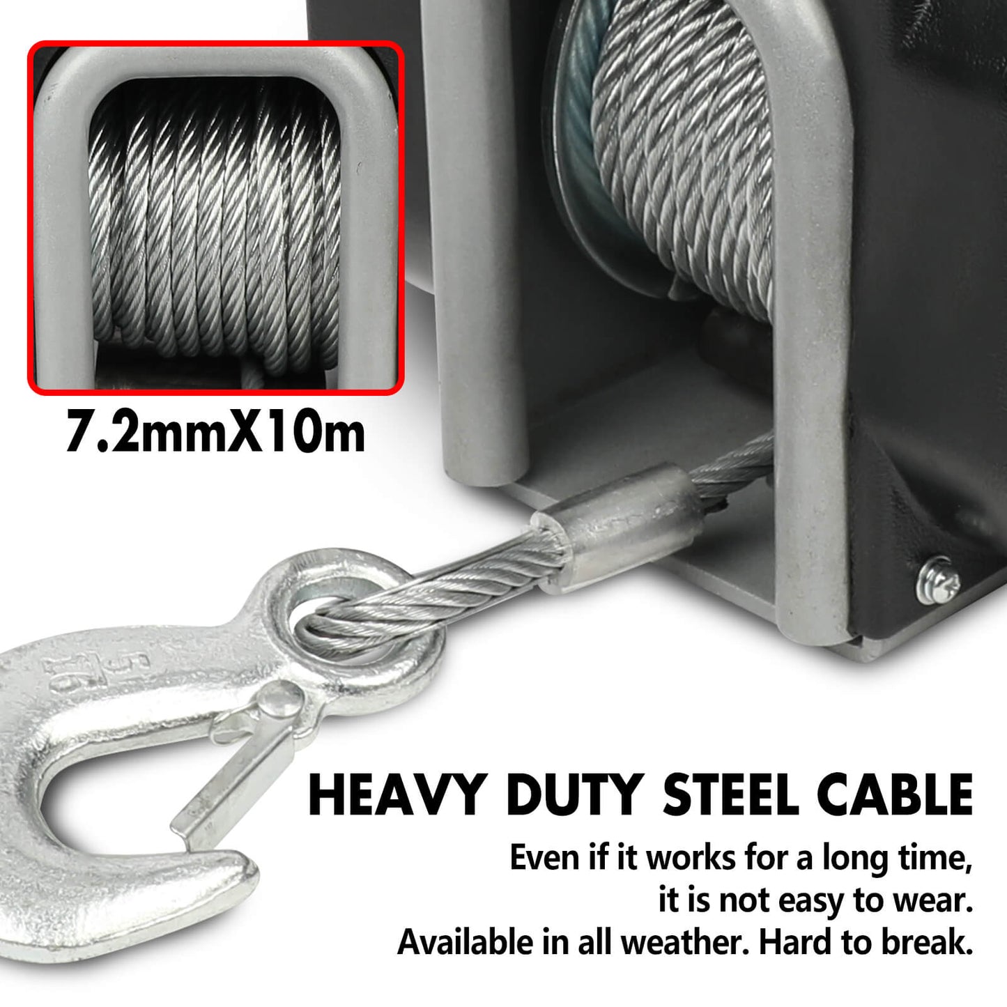 X-BULL Electric Boat Winch 12V 6500LBS — view 5